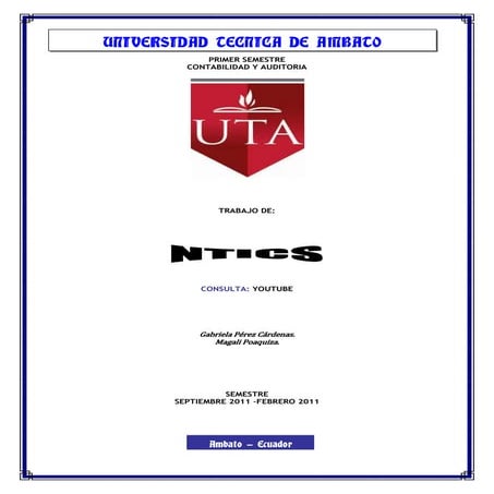 Que es youtube (magus y gaby)