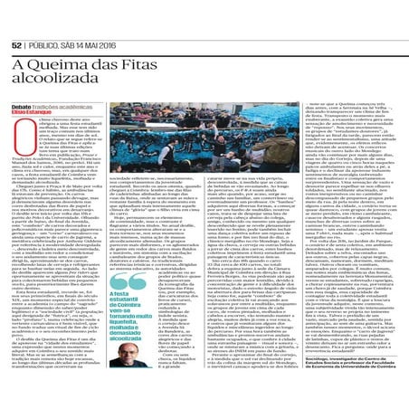 Queima das fitas alcoolizada publico 14.05.2016