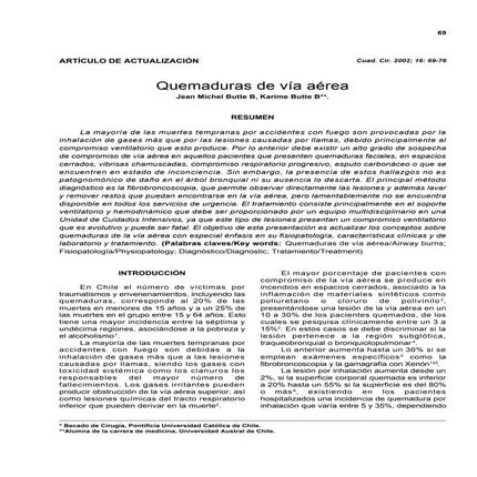 Quemaduras de vía aérea