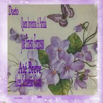 Quem inventou a partida josé ernesto ferraresso &amp; até breve alceu sebasti...