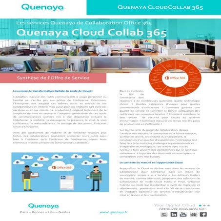 Quenaya cloud collab365 datasheet client