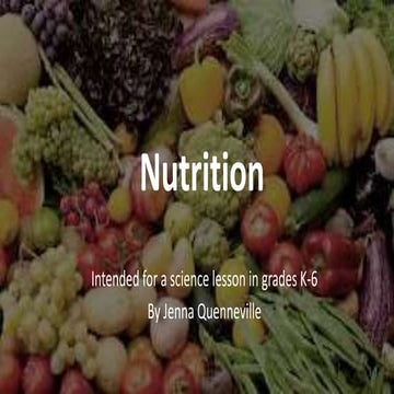 Quenneville, jenna nutrition