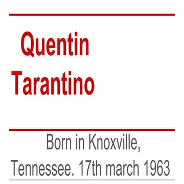 Quentin tarantino