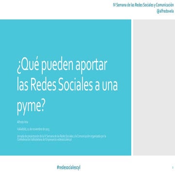 Qué pueden aportar las redes sociales a las pymes