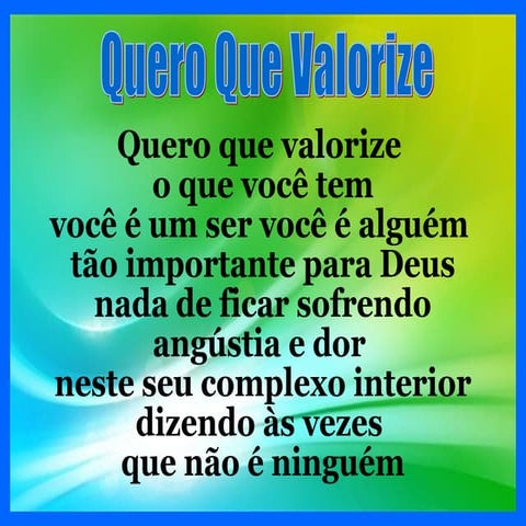 Você tem valor | PPS