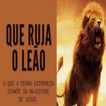 que ruja o Leão.pptx
