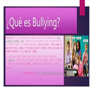 Que es Bullying