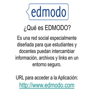 Qué es edmodo