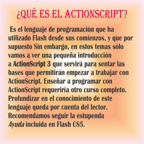 Qué es el action script | PPTX