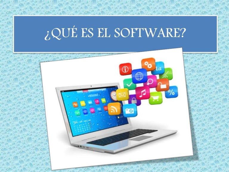 Qué es el software