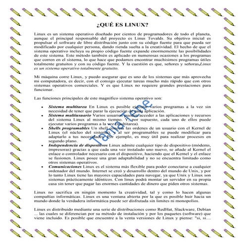 Ques es sistema linux