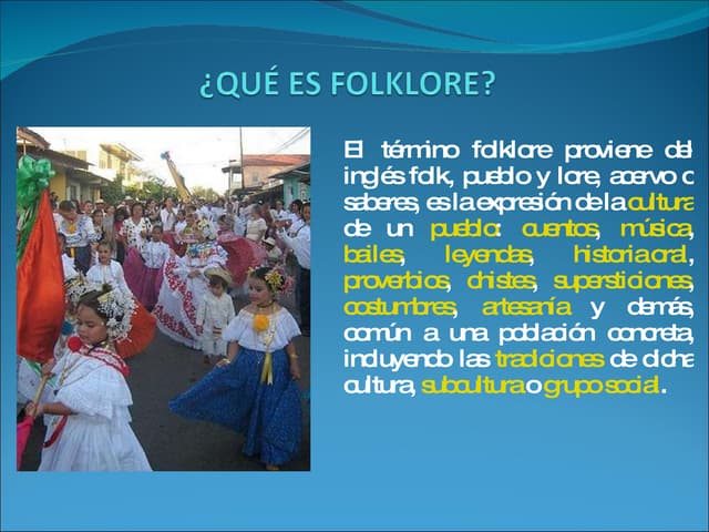 Qué Es Folklore 1 | PPT