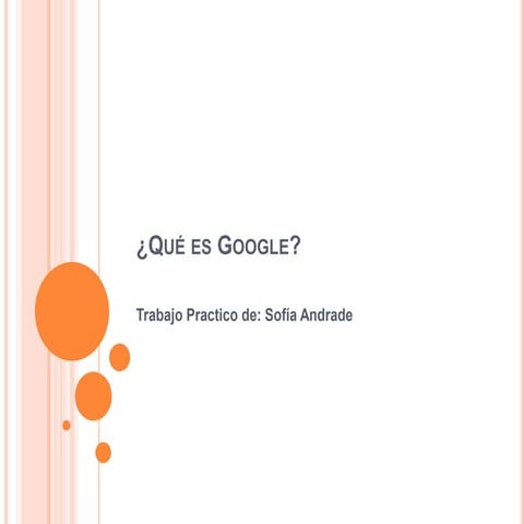 Qué es google