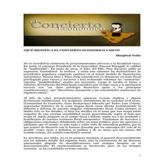 ¿Que significa concierto economico?