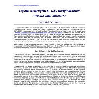 Que significa la expresion hijo de ...