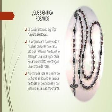 Que significa rosario