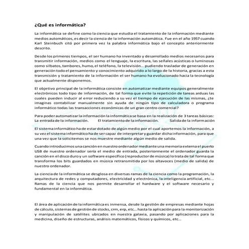La informatica | PPTX