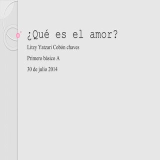 el amor 