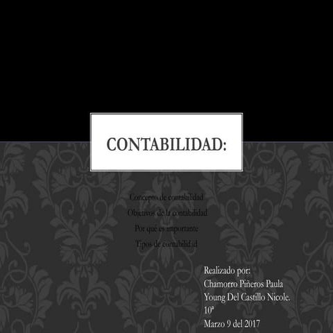 Qué es la contabilidad