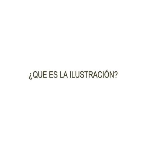 Qué es la ilustración