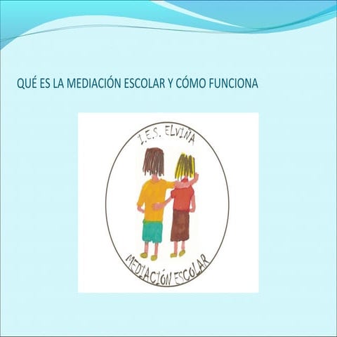 Qué es la mediación   para alumnado