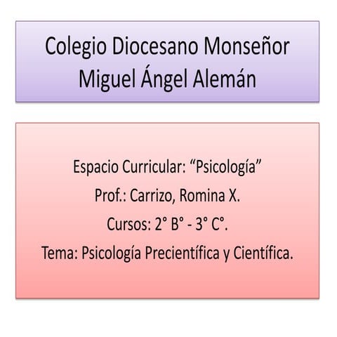 Qué es la psicología