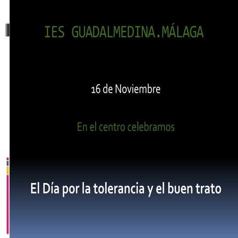 Qué es la tolerancia1 2012.ppt