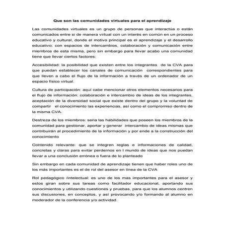 MODULO 4. Comunidades de aprendizaje | PPTX