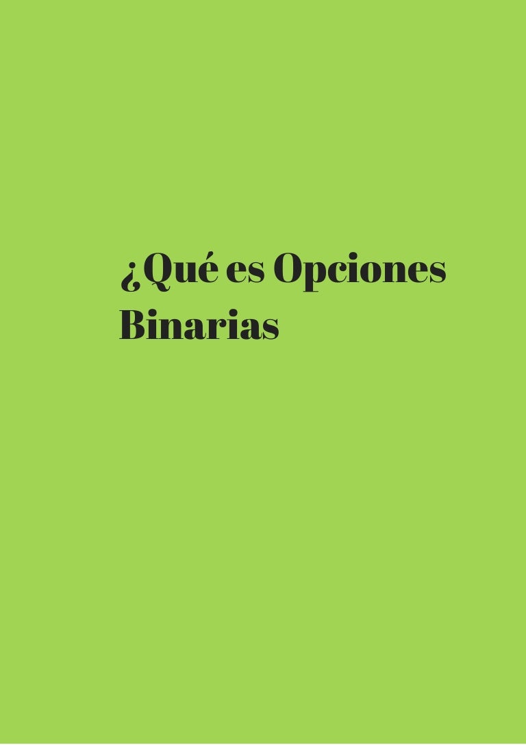Denunciar opciones binarias