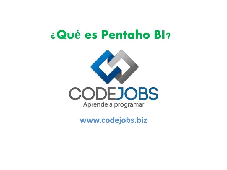 Qué es pentaho bi