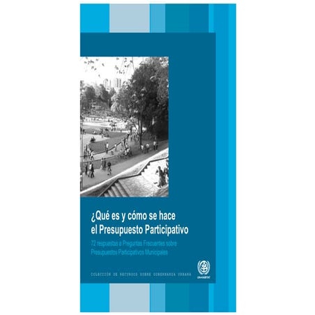 Fundamentos básicos del presupuesto participativo | DOCX