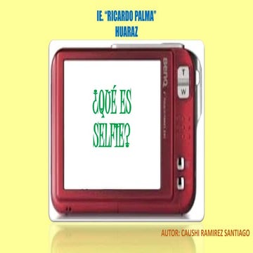 Qué es selfie
