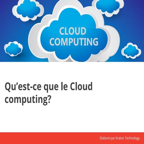 Qu'est ce que le cloud computing
