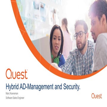 How does Quest Software fit into a Microsoft hybrid environment? | PPTX