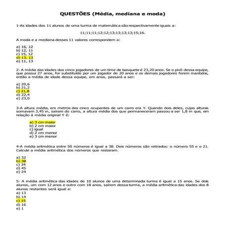 SIMULADO: POTENCIAÇÃO E RADICIAÇÃO (8º ANO E H2) | PDF