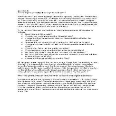 Script questionnaire | DOCX