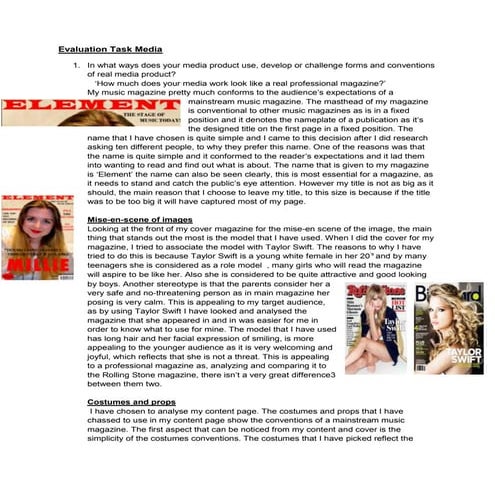 In what ways does your media product use, develop or challange forms and conv...