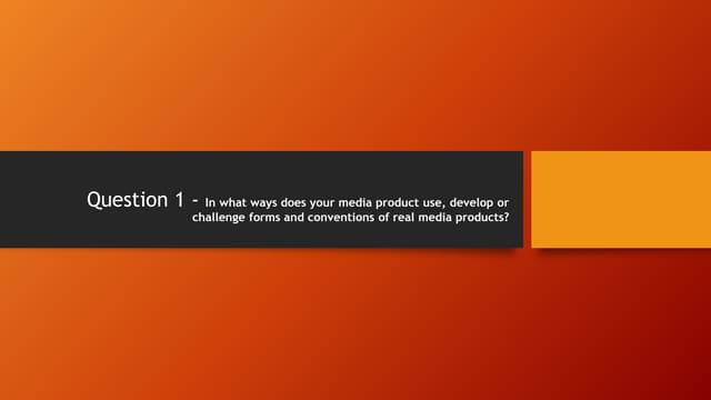 Question 1