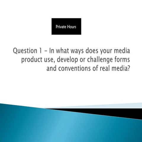 A2 G234 Media - Evaluation Question 1