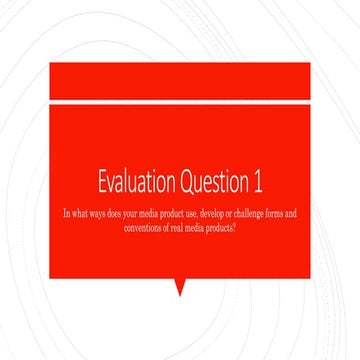 Evaluation - Question 1