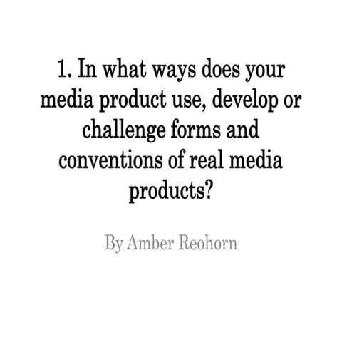 Question 1   evaluation