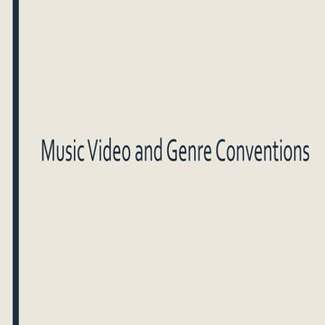 Question 1 - Music Video