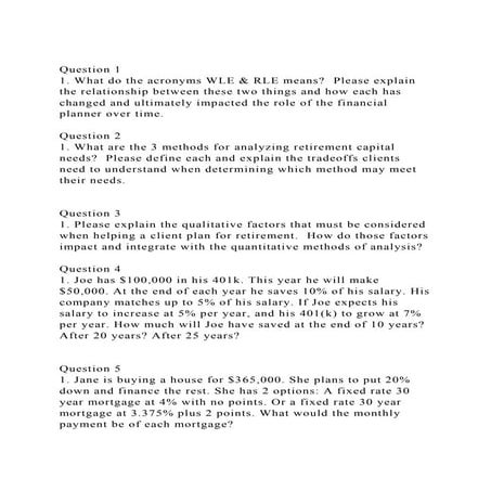 Question 1 1. What do the acronyms WLE & RLE means  Please expl.docx