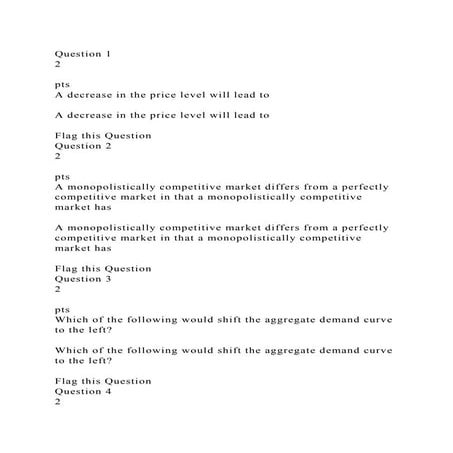 Eco 372 final exam | DOC