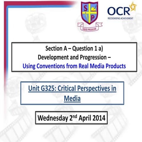 Question 1 a) Using Conventions