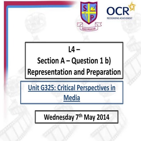 Question 1 b)   representation practice