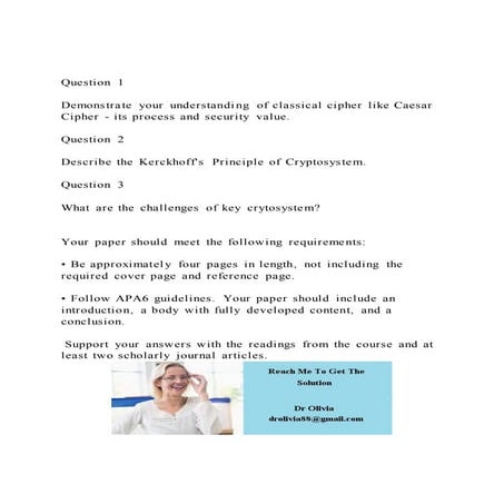Question 1Demonstrate your understanding of classical cipher | PDF