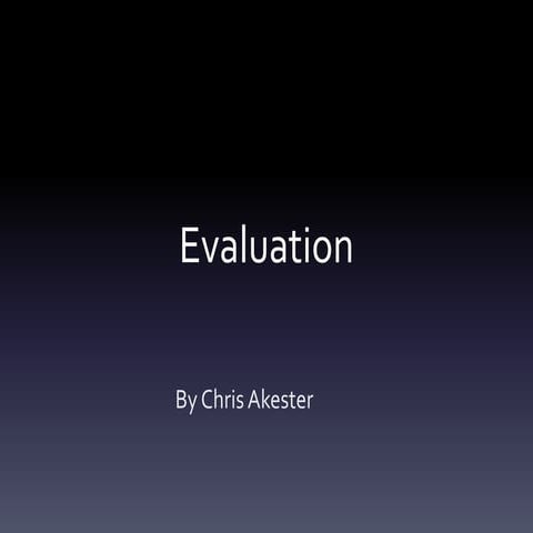 Question 1 evaluation