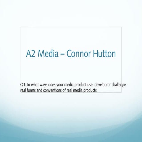 Question 1 Media
