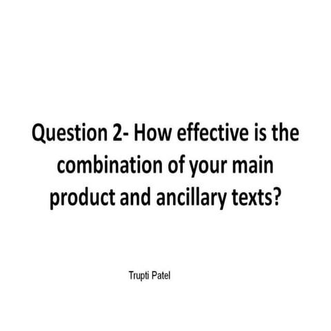 Question 2 | PPTX